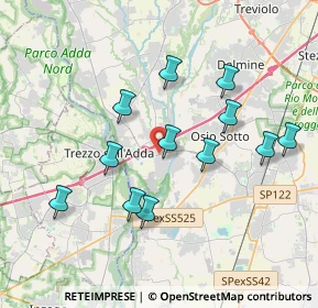 Mappa Via Grignano, 24046 Brembate BG, Italia (3.57083)