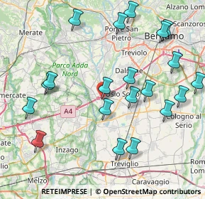 Mappa Via Grignano, 24046 Brembate BG, Italia (9.151)