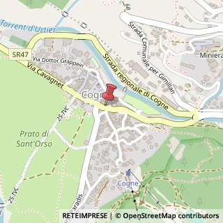 Mappa Via Bourgeois, 64, 11012 Cogne, Aosta (Valle d'Aosta)