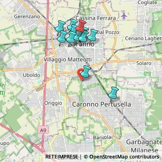 Mappa Via Europa, 21042 Caronno Pertusella VA, Italia (1.96)