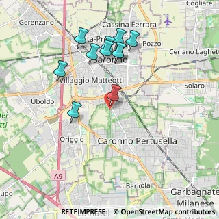 Mappa Via Europa, 21042 Caronno Pertusella VA, Italia (1.88273)