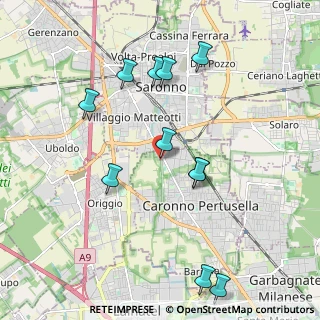 Mappa Via Europa, 21042 Caronno Pertusella VA, Italia (2.07818)