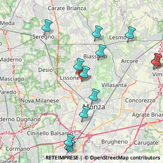 Mappa Via Luigi Negrelli, 20851 Lissone MB, Italia (4.8575)