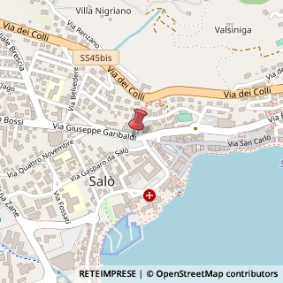 Mappa Via Garibaldi, 5, 25087 Salò, Brescia (Lombardia)