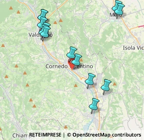 Mappa Via Giovanni Pascoli, 36073 Cornedo Vicentino VI, Italia (4.48846)