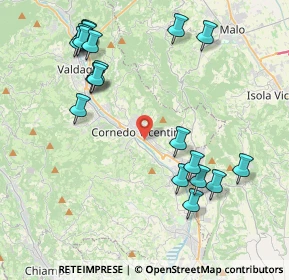 Mappa Via Giovanni Pascoli, 36073 Cornedo Vicentino VI, Italia (4.6775)