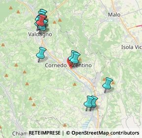 Mappa Via Giovanni Pascoli, 36073 Cornedo Vicentino VI, Italia (4.556)