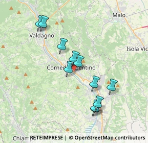 Mappa Via Giovanni Pascoli, 36073 Cornedo Vicentino VI, Italia (3.39818)