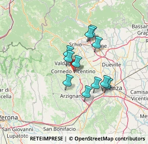 Mappa Via Giovanni Pascoli, 36073 Cornedo Vicentino VI, Italia (10.24545)