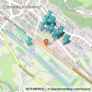 Mappa Via Giovanni Pascoli, 36073 Cornedo Vicentino VI, Italia (0.2)