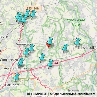 Mappa Via S.Giuseppe, 20882 Bellusco MB, Italia (5.05733)