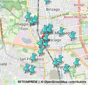 Mappa Via Colombo, 20813 Bovisio-Masciago MB, Italia (0.9495)