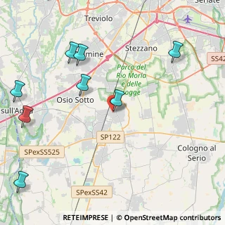 Mappa Via Don Giavazzi, 24049 Verdello BG, Italia (6.39545)