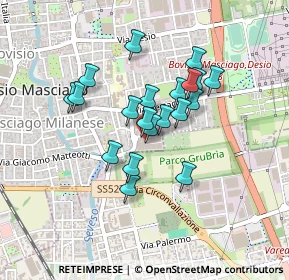 Mappa Via del Foppone, 20813 Bovisio-Masciago MB, Italia (0.337)