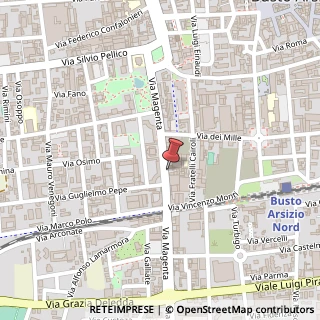 Mappa Via Magenta, 21, 21052 Busto Arsizio, Varese (Lombardia)