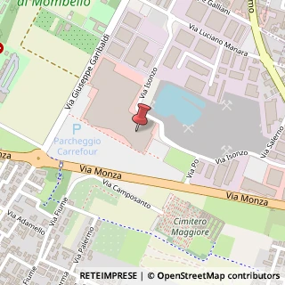 Mappa Via Monza, 55, 20812 Limbiate, Monza e Brianza (Lombardia)