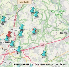 Mappa Strada Provinciale, 20876 Ornago MB, Italia (6.5415)