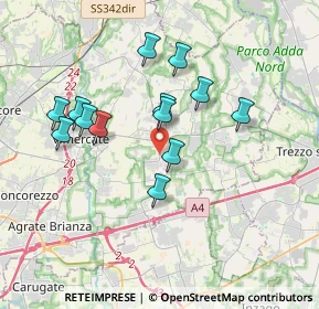 Mappa Strada Provinciale, 20876 Ornago MB, Italia (3.25538)