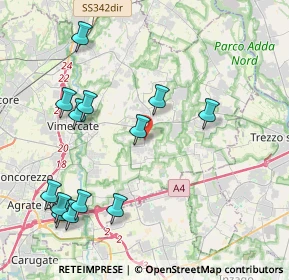 Mappa Strada Provinciale, 20876 Ornago MB, Italia (4.60308)