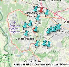 Mappa Via Montello, 21017 Samarate VA, Italia (3.38438)