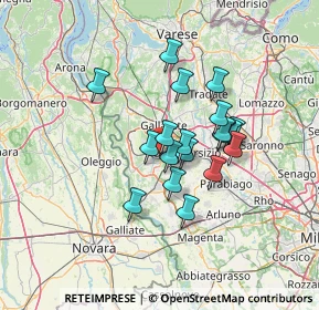 Mappa Via Montello, 21017 Samarate VA, Italia (10.40632)