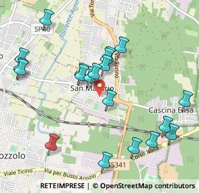 Mappa Via Montello, 21017 Samarate VA, Italia (1.0615)