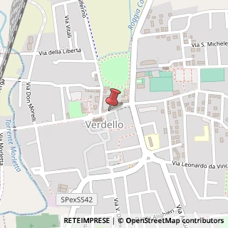 Mappa Via Camillo Benso Conte di Cavour, 9, 24049 Verdello, Bergamo (Lombardia)