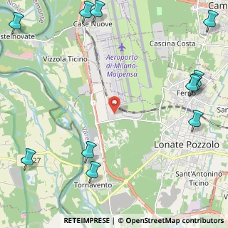 Mappa Aeroporto di Milano Malpensa, 21015 Lonate Pozzolo VA, Italia (3.39727)