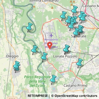 Mappa Aeroporto di Milano Malpensa, 21015 Lonate Pozzolo VA, Italia (5.275)