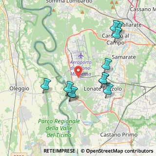 Mappa Aeroporto di Milano Malpensa, 21015 Lonate Pozzolo VA, Italia (3.82455)