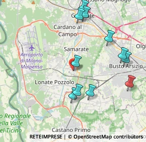 Mappa Via Giosuè Carducci, 21017 Samarate VA, Italia (4.29364)