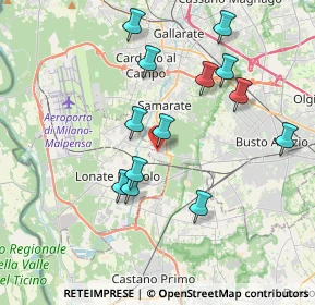 Mappa Via Giosuè Carducci, 21017 Samarate VA, Italia (3.66615)