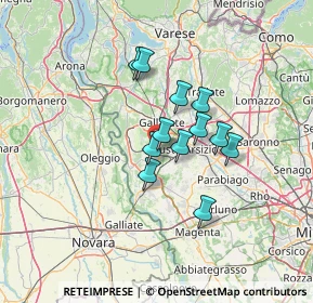 Mappa Via Giosuè Carducci, 21017 Samarate VA, Italia (9.49)