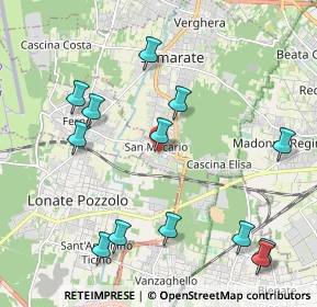 Mappa Via Giosuè Carducci, 21017 Samarate VA, Italia (2.38923)