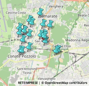 Mappa Via Giosuè Carducci, 21017 Samarate VA, Italia (1.5785)