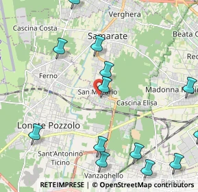 Mappa Via Giosuè Carducci, 21017 Samarate VA, Italia (2.70846)