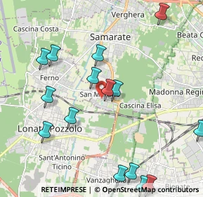 Mappa Via Giosuè Carducci, 21017 Samarate VA, Italia (2.446)