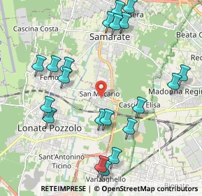 Mappa Via Giosuè Carducci, 21017 Samarate VA, Italia (2.338)