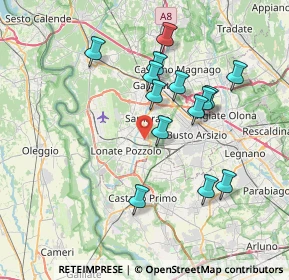 Mappa Via Giosuè Carducci, 21017 Samarate VA, Italia (6.92429)