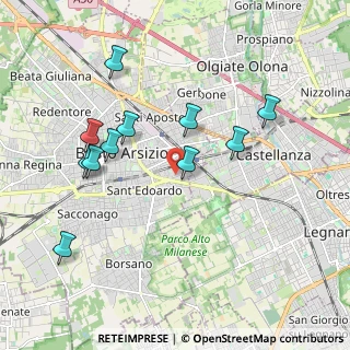 Mappa Via Guido Gozzano, 21052 Busto Arsizio VA, Italia (1.92818)