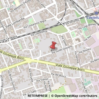 Mappa Via Guido Gozzano, 21, 21052 Busto Arsizio, Varese (Lombardia)