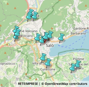 Mappa Via Bongianni Gratarolo, 25087 Salò BS, Italia (1.80438)