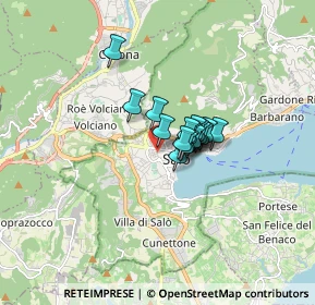 Mappa Via Bongianni Gratarolo, 25087 Salò BS, Italia (0.84)