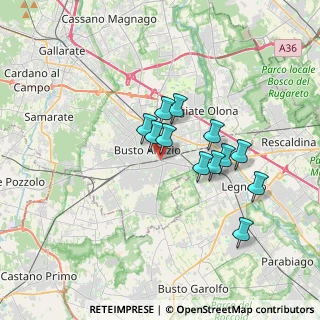 Mappa Viale Publio Virgilio, 21052 Busto Arsizio VA, Italia (2.735)