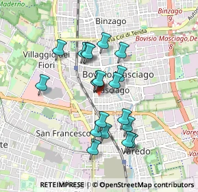 Mappa Via Ercole Radice, 20813 Bovisio-Masciago MB, Italia (0.745)