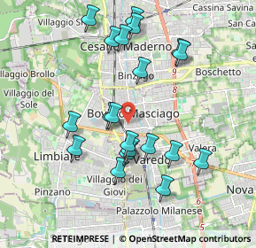 Mappa Via Ercole Radice, 20813 Bovisio-Masciago MB, Italia (1.8585)
