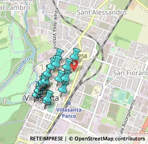 Mappa Piazza Europa, 20851 Villasanta MB, Italia (0.421)