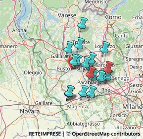 Mappa Via Vincenzo Monti, 21052 Busto Arsizio VA, Italia (10.7165)