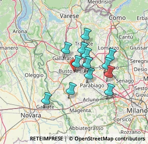 Mappa Via Vincenzo Monti, 21052 Busto Arsizio VA, Italia (10.25231)