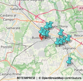 Mappa Via Vincenzo Monti, 21052 Busto Arsizio VA, Italia (2.85818)